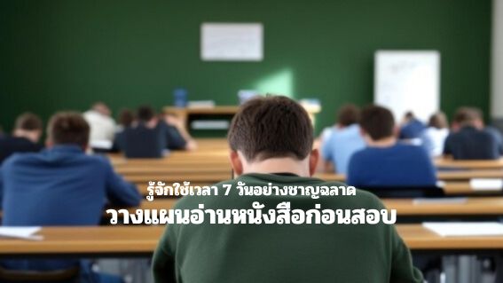 เทคนิควางแผนอ่านหนังสือก่อนสอบให้ได้ผลภายใน 7 วัน